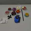 Ingooood Metal Master Fusion Gyro Toys for Kids, 6 Pieces Battling Top Battle Burst High Performance Set with 2 Launchers