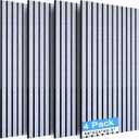 Large Acoustic Panels, 48"X24"X0.4" Sound Proof Foam Panels for Walls, Sound Dampening Panels, Soundproof Wall Panels for Home Studio&Office Decor. (Silver gray+black, 4 Pack)