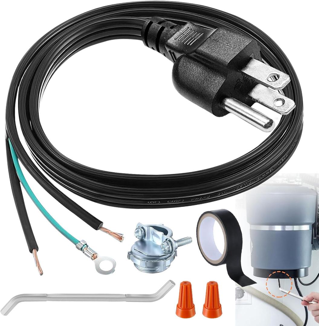 CRD-00 Power Cord Kit for InSinkErator Garbage Disposal | for Insinkerator Power Cord Kit | 3 Feet Garbage Disposal Power Cord Kit