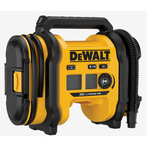 DEWALT Tire Inflator Portable Air Compressor 20V MAX, Air Pump with Automatic Shut Off, LED Light, Tool Only (DCC020IB)