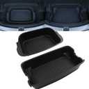 2 Pcs Trunk Organizer for 2025 2026 Tesla Model Y Juniper Trunk Storage Box Organizer Tray
