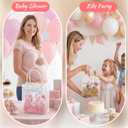 woric Clear Gift Bags with Handles, 15 PCS Small Plastic Party Favor Bags Reusable Transparent Gift Wrap Goodie Bag Bulk for Mother's Day Weddings Birthdays 5.9"x5.1"x2.75"