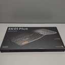 Backlit Bluetooth Ergonomic Keyboard, ProtoArc EK01 Plus Full Size Wireless Split Keyboard with Dual Bluetooth and USB, Cushioned Wrist Rest, Rechargeable for Windows/Mac/Android, Grey Black