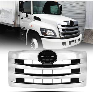 Front Chrome Grill Grille fit for 2011+ Hino 238 258 268 338 Semi Trucks