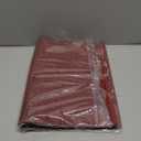 Leetaltree Burgundy Placemats Set of 6 - Heat Resistant Non-Slip Place mats for Dining Table, Washable Durable PVC Vinyl Woven Table MatsBurgundy, 6