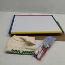 Dry Erase Board White Board for Kids 24x18 inch Art Easel for Kids Magnetic Tripod Whiteboard Art Easel and Flipchart Board with a Height-Adjustable Stand Perfect for Kid