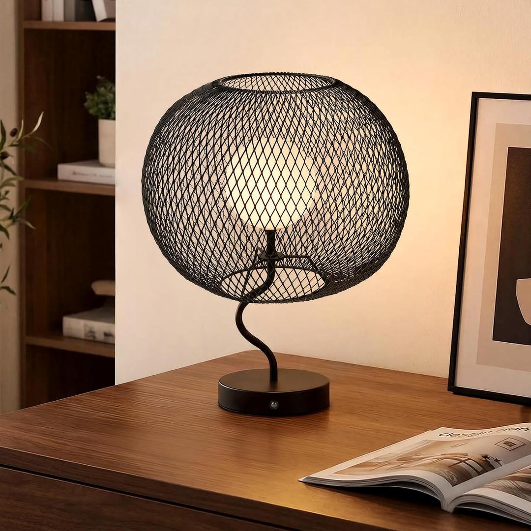Cordless Table Lamp, Rechargeable, Touch Control, 3-Level Dimmable