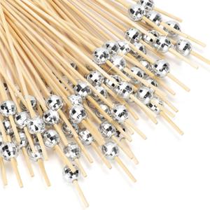 200PCS Cocktail Picks, Disco Ball Decorative Toothpicks for Appetizers