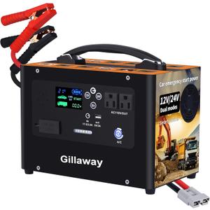 V10 10000A Car Jump Starter, Portable Power Station Backup Lithium Battery12V/24V Heavy Duty Truck Jump Starter Battery Pack, Power Bank for Outdoors Camping Travel Hunting Blackout