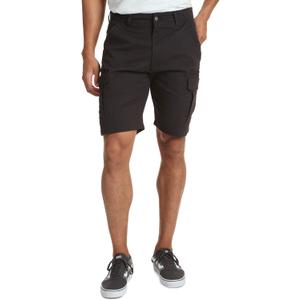 Wrangler Authentics Men's Classic Cargo Stretch Short (33, Black Twill)