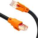 Cat 8 Ethernet Cable 75 ft Cat8 26AWG RJ45 Network Patch Cable 40Gpbs/2000Mhz LAN Wire Cable Cord Shielded for Modem, Router, PC, Mac, Laptop, PS2, PS3, PS4, Xbox, and Xbox 360. Red