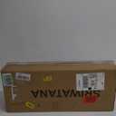 SRIWATANA White Floating Shelves, 24 Inch Solid Wood Storage Wall Shelves Set of 4 Display Ledge Shelves Decor for Bedroom, Living Room, Bathroom, Kitchen - White