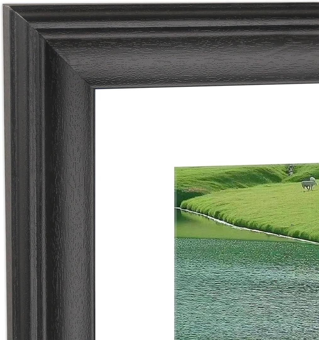 24x30 Picture Frame Solid Wood Black（F23B2430W2026）