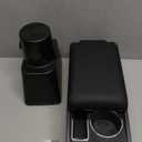 Car Armrest Box for Chevy Chevrolet Spark 2016-2022 Auto Accessories Center Console Leather Arm Rest Double-Layer Storage Space with Cup Holder, Black Thread