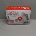 Sunbeam Contoured Heating Pad for Neck & Shoulder Pain Relief with Auto Shut Off Moist Heating Option 22 x 19 Grey