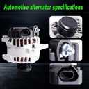 Alternator Compatible with 2011-2017 Elantra 2012-2013 Soul 2014-2016 Forte 1.8L 2.0L L4 Replace for 11610 373002E200 2610428