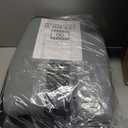 FH Group Three Row Striking Striped Full Set Car Seat Covers, Airbag Compatible & Split Ready  Universal Fit for Cars Trucks & SUVs Gray