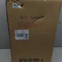 Large Outdoor Wall Light Lantern Sconce Anti-Rust Outdoor Wall Mount Light for Front Porch E12 Socket Patio Lighting Fixture with Water Rippled Glass for Garage(Oil Rubbed Bronze, 21.65 Inch Height)