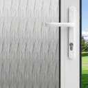 Gila Decorative Waterfall DIY Residential Window Film Static Cling No Glue No Adhesive 3ft x 6.5ft (36in x 78in) (19.5 sq ft)