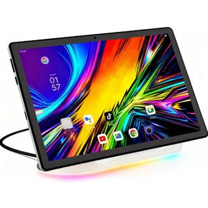 2026 New Android Tablet US Version - Octa-Core, 14GB RAM, 64GB+1TB Expand | Dock Station Included | 12-Month Protection (A10PRO with Charging Dock, Black)