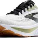 Brooks Men's Ghost 17 Neutral Running Shoe (8.5, White/Black/Tea)