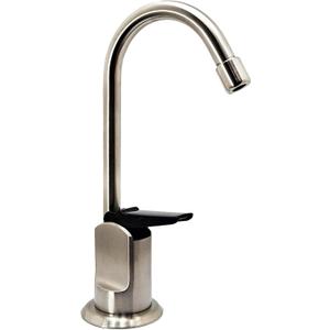 Westbrass D203-NL-07 6" Touch-Flo Style Pure Cold Water Dispenser Faucet, 1 Pack, Satin Nickel