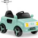 Jetson Mako Kids Electric Motor Assist Push Car, 3 Modes: Push, Drive or Remote Control, Top Speed of 3 mph, Seatbelt, Headlights, Recommended Ages: 2-4 Years
