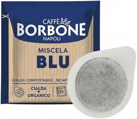 Caffè Borbone Espresso Pods, Miscela Blu, Blue Blend, Dark Roast ESE Pods - 150 Count Exp. 03/31/2027