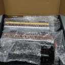 Electric Train Sets for Boys Girls Metal Alloy Christmas Trains Toys Steam Locomotive, Passenger Carriages, Tracks, Light & Sounds Rechargeable Birthday Gifts for Kids 3 4 5 6 7 8 + Years Old Red