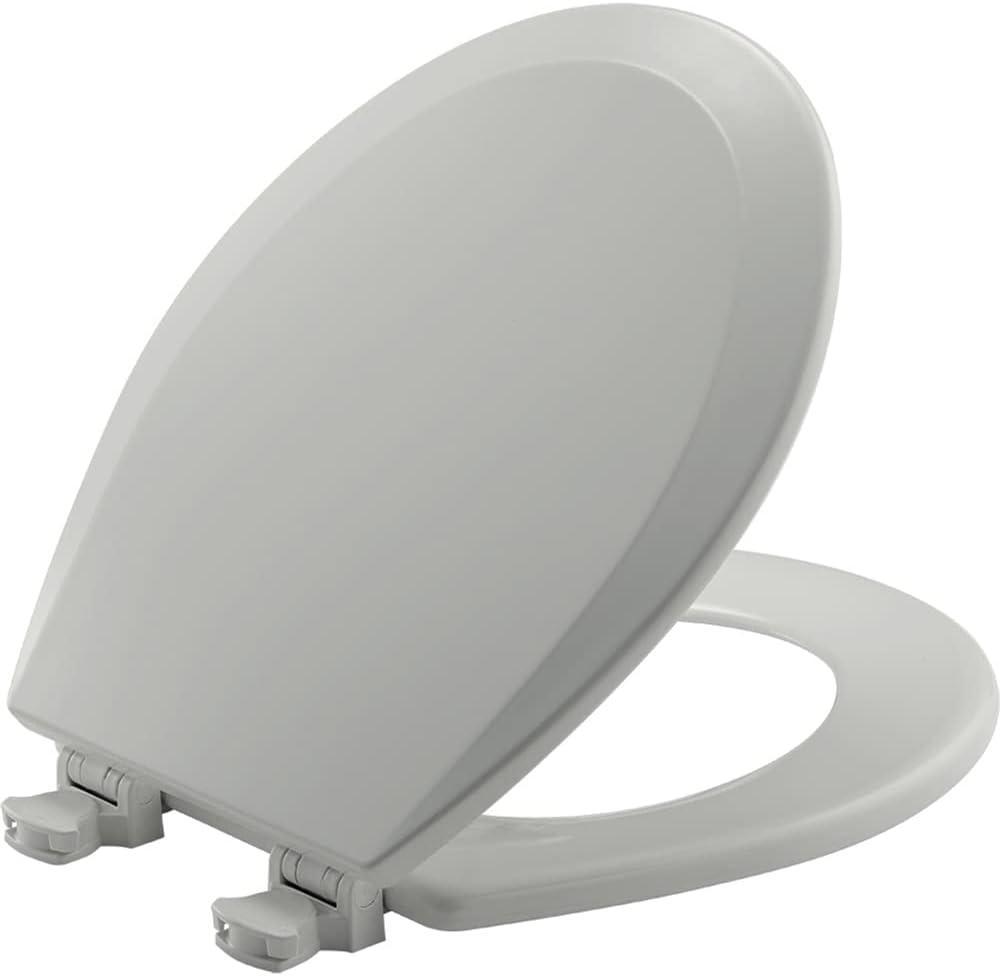 Bemis 500EC 062 500EC062 Toilet Seat, 1 Pack Round, Ice Grey