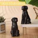Honeydak 2 Pack Toilet Bolt Caps Decorative Dog Toilet Bolt Screw Covers Cute Ceramic Bathroom Decor Fun Themed Gadgets Bathroom Replacement Parts