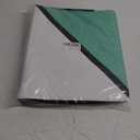 Trading Card Binder 9 Pocket, 900 Pockets Card Holder with 50 Removable Sleeves for Game Cards,Premium Card Book, Game Cards & Sports Cards (White & Green)