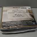 Mueller Luxury 6 PC Full Size Bed Sheets, Super Soft 1800, Deep Pocket up to 16" Full Size Sheets, Transfers Heat, Breathes Better, Hypoallergenic, Wrinkle-Resistant, Oeko-TEX, Dark Grey