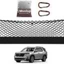 Muslogy for Pilot 2023 2024 2025 Rear Trunk Cargo Net Stretchable Organizer Elastic Mesh Net Compatible with Honda Pilot 2023+ Sport EX-L & 2026 Passport TrailSport Touring Elite
