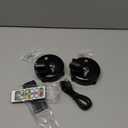 Dual-Head Spotlight Battery Operated, Led Spot Lights Indoor with Remote and DC Cord, RGBW Accent Light for Art Picture, Dartboard, Kitchens Cabinets, Bedroom, Party Decor