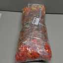 Fake Fall Flowers Artificial for Decoration, 12 Bundles Faux Plants Silk Orange Flowers Morning Glory Petunias Realistic UV Resistant for Outdoors Planter Porch Patio Window Box, Sunset