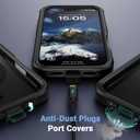 Magnetic for iPhone 17 Case,[Screen Protector] [Compatible with MagSafe][Military Grade Drop Protection][Heavy Duty Protection][Shockproof] 2-Layer Durable Bumper Phone Case 6.3"-Black