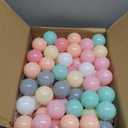 GOGOSO 100 Pit Balls Plastic Balls for Baby Toddlers GirlsToddlers for Playhouse, Baby Pool, Play Ball Fun Centers, for Babies, Kids, Toddlers 1-3, Phthalate Free BPA Free (100pcs mix color)