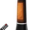 Space Heater for Indoor Use, PNTCK 1500W PTC Electric Heater with Remote, 75 Wide Oscillation, 12H Timer,24 12ft/s Airflow, Quiet Heating for Large Room, Bedroom, Home Office