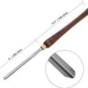 3/8-Inches HSS Bowl Gouge Lathe Chisel Wood Turning Tools with Round Plastic Box and Hanging Bag