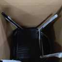 Flash Furniture Lila Modern Rattan Indoor/Outdoor Stackable Dining Chairs, Stacking Rattan Bistro Chairs for Patio or Restaurant, Set of 2, Black