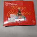 2 Pcs Christmas Inflatable Balls, 24 Inch Outdoor Decorative PVC Ball, Xmas Blow Up Jumbo Ball for Indoor, Giant Ornaments Outside Holiday Yard Lawn Decor (Merry Christmas)