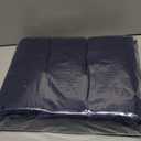 Amazon Basics Dining Chair Covers, Stretch Parson/Dining Chair Slipcover, Removable Washable Chair Protector for Home/Restaurant/Banquet, Navy Pack of 6