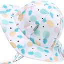 Baby Bucket hat UPF 50+ Wide Brim Toddler Sun hat Beach for Girls