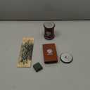 Rolling Knife Sharpener Kit, Kitchen Knife Sharpener Set, Knife Sharpening Tools, 15 & 20 Degree Sharpening for Kitchen Knives, Diamond and Ceramic Discs, Leather Strop, Polishing Compound