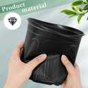 RAOOKIF 7 Gallon Nursery Pots, Flexible 7 Gallon Pots for Plants, Plastic Plant Pots for Seedling, Cuttings, Succulents, Transplanting (7gallon-10pack)