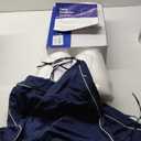 MIULEE 19 x 19 x 3 Inch Outdoor Chair Cushions,Waterproof Seat Cushions for Patio Furniture Garden with Ties Patio Chair Cushions Set of 2,Navy