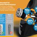 Bostitch Office QuietSharp Electric Pencil Sharpener, Heavy Duty Classroom or Office Use, Size Selector with 6 Different Sizes, Black