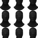 Eurzom 9 Pieces Full Face Masks Skin Faceless Hood Masks for Halloween Party Masquerade Cosplay Unisex Costume