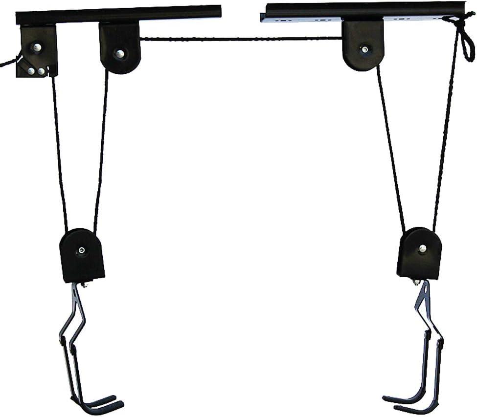 Bike Lift Hoist for Garage Ceiling, Heavy Duty Ceiling Mountain Bicycle Hanger Pulley Rack 100 lb Capacity